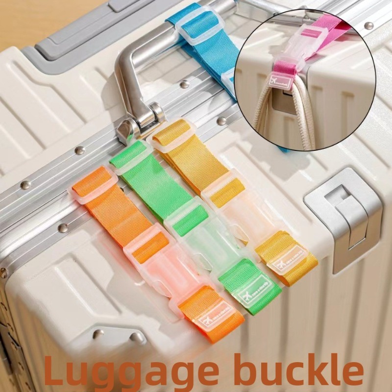 Luggage Strap Belt - 5pcs Random Color Adjustable Luggage Connecting