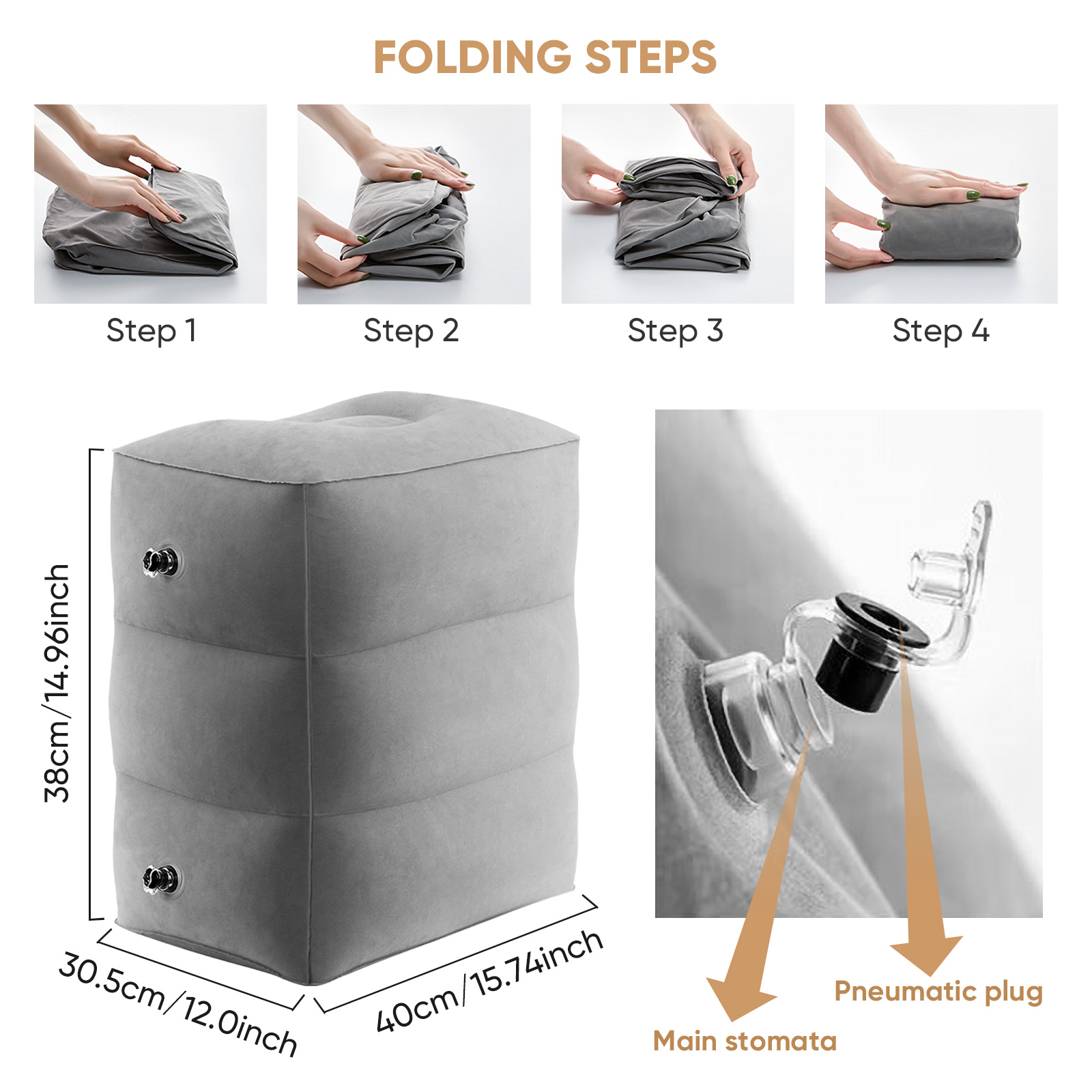 Airplane Foot Rest Travel Foot - Travel Pillow Inflatable review and price