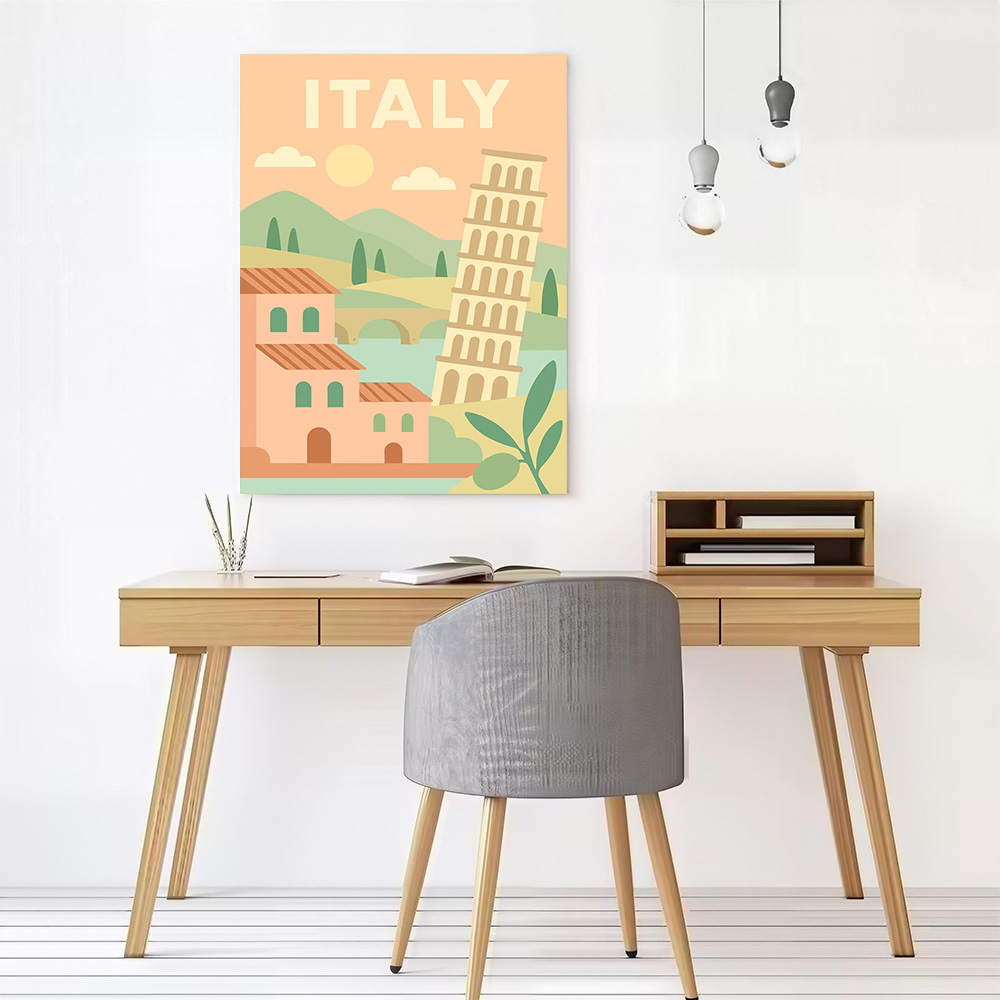 Italy Travel Canvas Wall Arts  - Travel Accessories Italy review and price