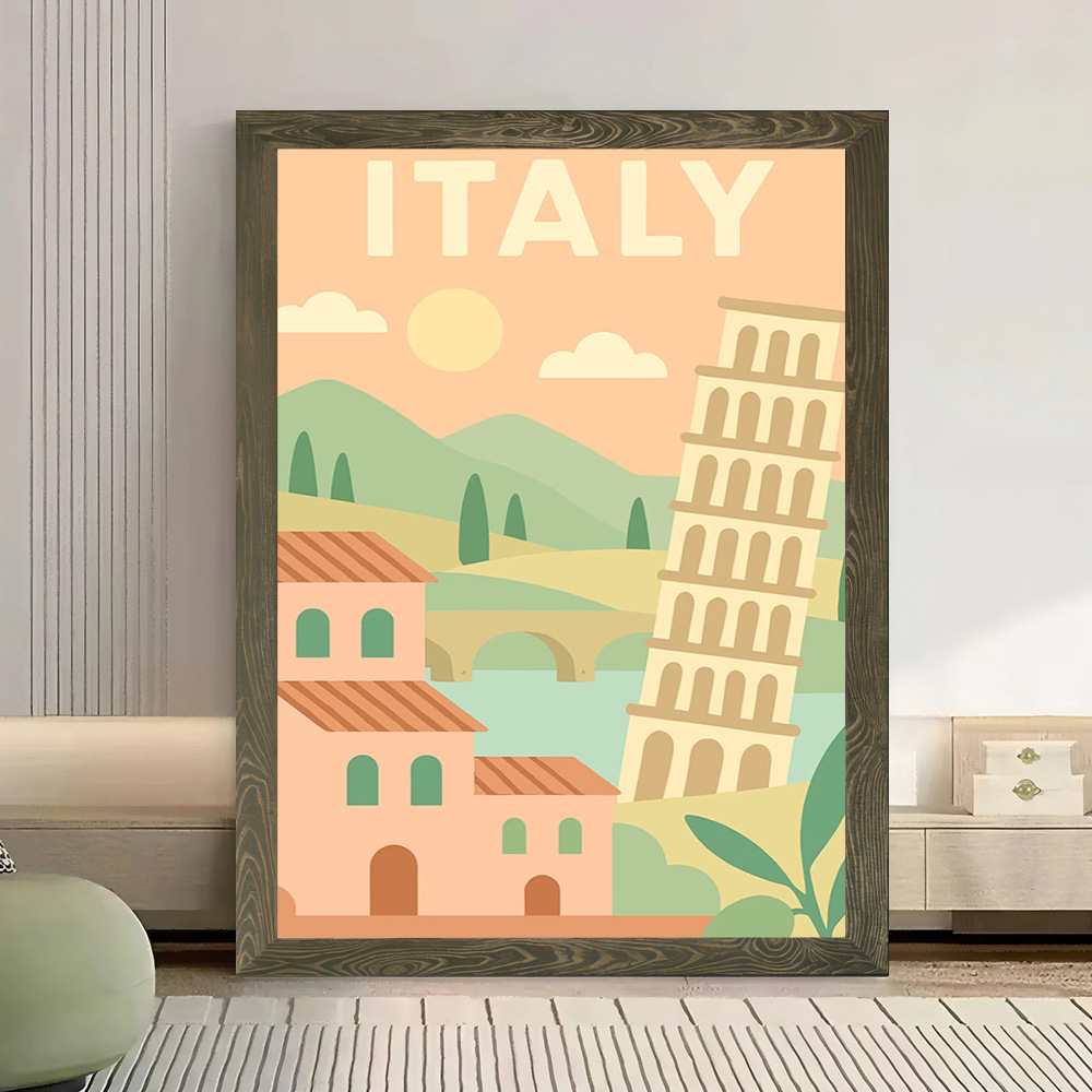 Italy Travel Canvas Wall Arts  - Travel Accessories Italy review and price
