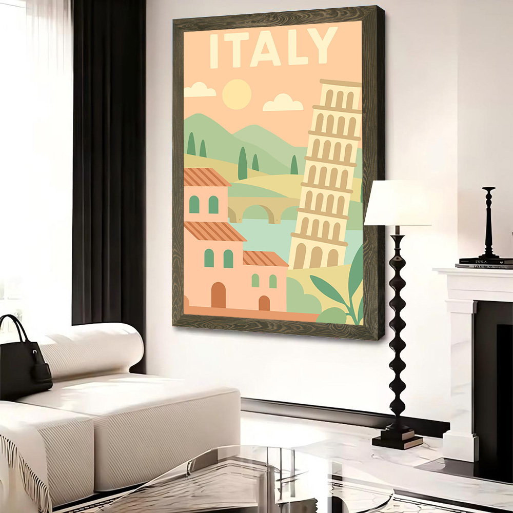 Italy Travel Canvas Wall Arts  - Travel Accessories Italy review and price