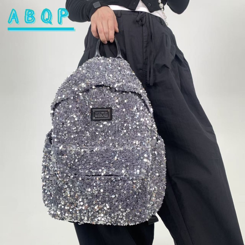 New Women's Sequined Backpack  - Travel Accessories Luxury Brands review and price