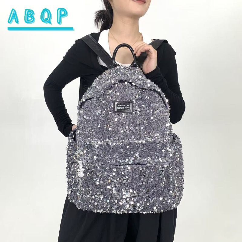 New Women's Sequined Backpack  - Travel Accessories Luxury Brands review and price