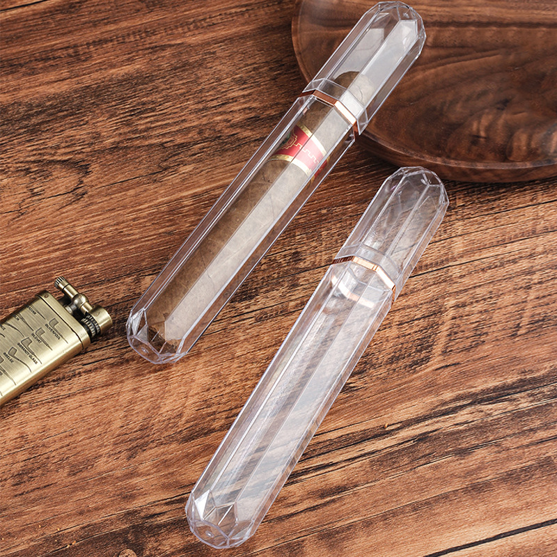 Acrylic Travel Cigar Tube Fash - Travel Accessories Box review and price