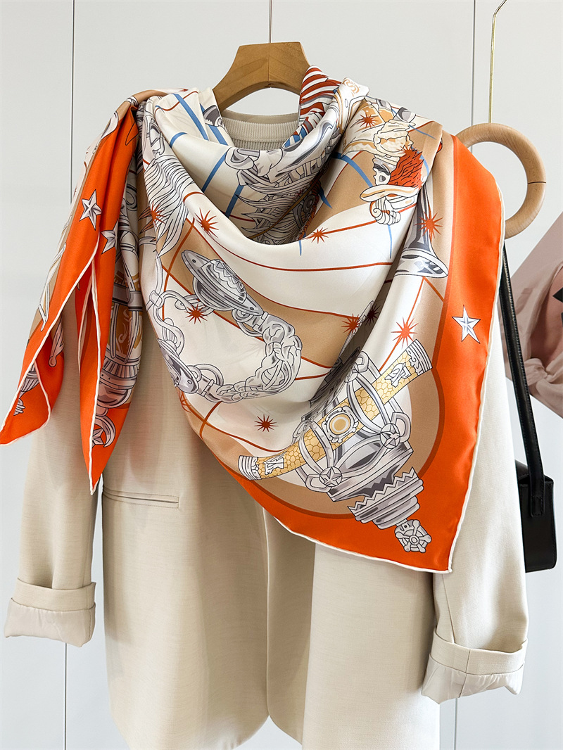 Luxury Brand Scarf Large Silk  - Travel Accessories Luxury Brands review and price