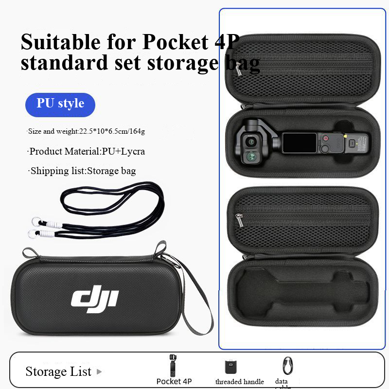 Storage Bag For DJI Pocket 4 P - Travel Accessories Box review and price