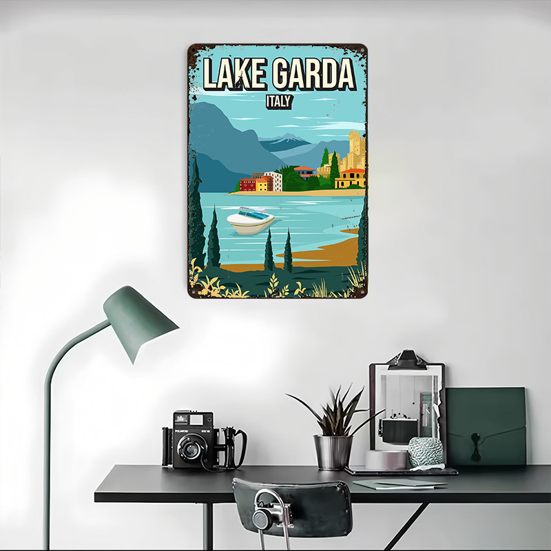Lake Garda Italy Travel Metal  - Travel Accessories Italy review and price