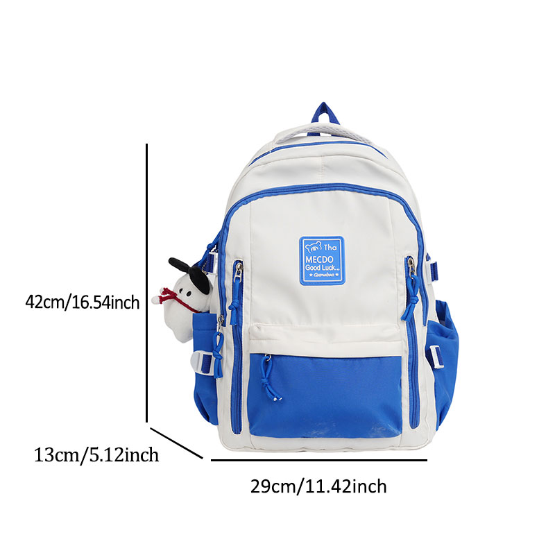 College Style Color Blocked St - Travel Accessories Italy review and price