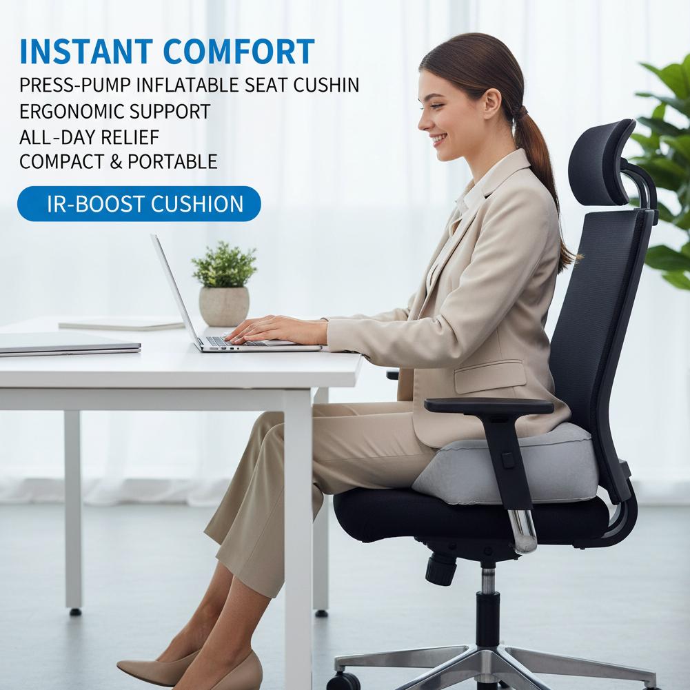 Press-Type Inflatable Cushion  - Travel Pillow Inflatable review and price