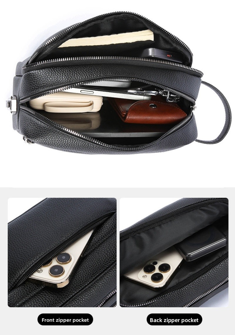 Vintage Men Hand Clutch Bag La - Travel Accessories Box review and price