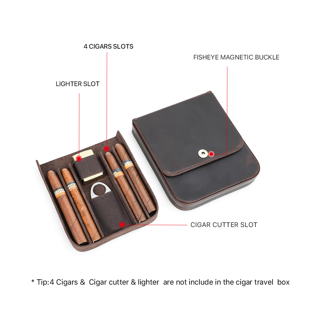 CONTACT'S FAMILY Genuine Leath - Travel Accessories Box review and price
