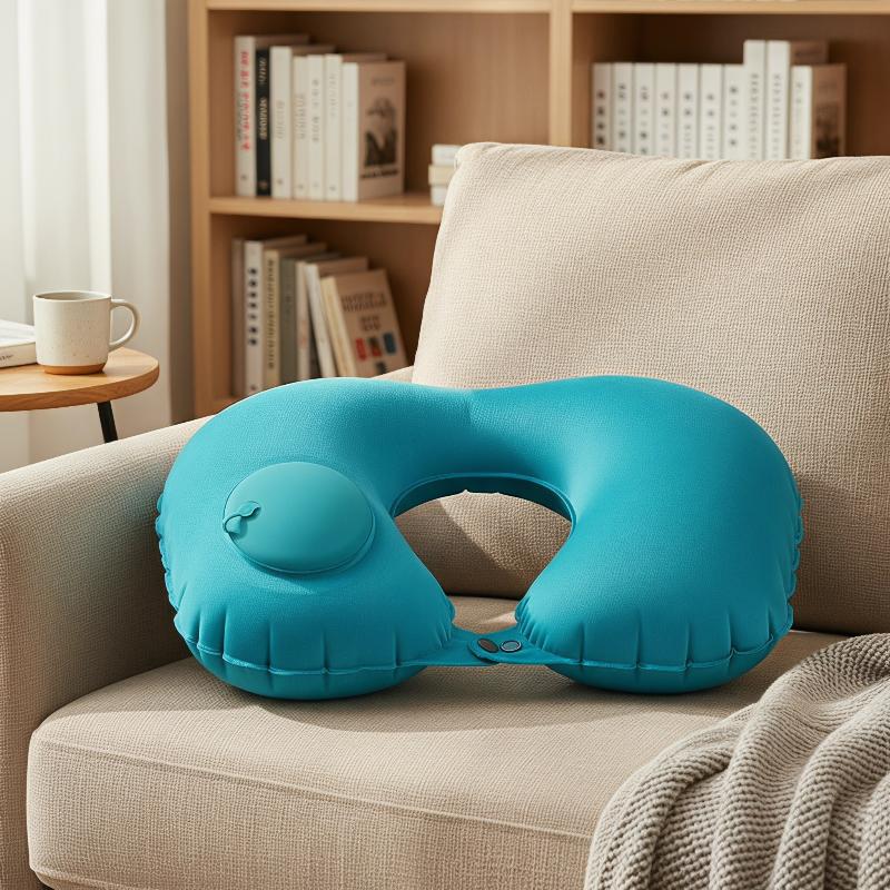 Flocking Inflatable Portable N - Travel Pillow Inflatable review and price